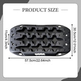 2x Off Road Recovery Traction Boards Professional Nonslip Tire Traction Mats