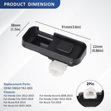 Maxbell Tailgate Switch Button Black Rear Trunk Lift Switch for Acura Tlx for Accord