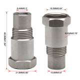 Maxbell Fixed Sensing Adapter Thread Size M18x1.5mm Part Extension Pipe Fitting