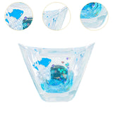 Maxbell Car Steering Wheel Decor Acrylic Car Steering Wheel Sticker for Model Y Clear Blue