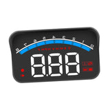 Maxbell Car HUD Display Lightweight with MPH, Speed/RPM/Voltage Warning Large Screen