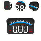 Maxbell Car HUD Display Lightweight with MPH, Speed/RPM/Voltage Warning Large Screen