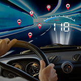 Maxbell Car HUD Display Lightweight with MPH, Speed/RPM/Voltage Warning Large Screen