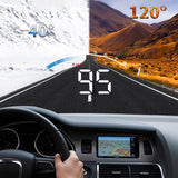 Maxbell Car HUD Display Lightweight with MPH, Speed/RPM/Voltage Warning Large Screen
