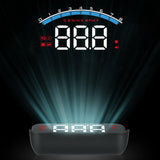 Maxbell Car HUD Display Lightweight with MPH, Speed/RPM/Voltage Warning Large Screen