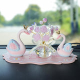 Maxbell Car Dashboard Rose Decor Figurine for Women Girl SUV Sedan Truck Indoor Purple