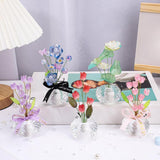 Maxbell Car Dashboard Flower Decor Figurine for Women Girl SUV Sedan Truck Home Pink
