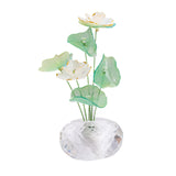 Maxbell Car Dashboard Flower Decor Figurine for Women Girl SUV Sedan Truck Home Green