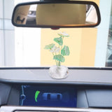 Maxbell Car Dashboard Flower Decor Figurine for Women Girl SUV Sedan Truck Home Green