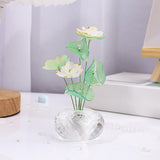 Maxbell Car Dashboard Flower Decor Figurine for Women Girl SUV Sedan Truck Home Green