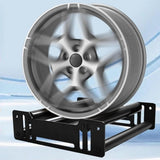 Maxbell Car Tire Display Rack Wheel Roller Stand for Repairing Washing Cleaning