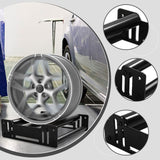 Maxbell Car Tire Display Rack Wheel Roller Stand for Repairing Washing Cleaning