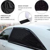 Maxbell 2Pcs Car Side Window Sun Protection Curtain Cars Door and Window Screen Mesh