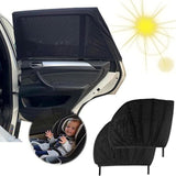 Maxbell 2Pcs Car Side Window Sun Protection Curtain Cars Door and Window Screen Mesh