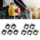 Maxbell 5Pcs Stop Button Cover 2.2cm Knob Cover for Architecture Home Logistics Without Spring