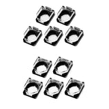 Maxbell 5Pcs Stop Button Cover 2.2cm Knob Cover for Architecture Home Logistics Without Spring