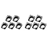 Maxbell 5Pcs Stop Button Cover 2.2cm Knob Cover for Architecture Home Logistics Without Spring