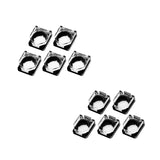 Maxbell 5Pcs Stop Button Cover 2.2cm Knob Cover for Architecture Home Logistics Without Spring