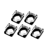 Maxbell 5Pcs Stop Button Cover 2.2cm Knob Cover for Architecture Home Logistics With Spring