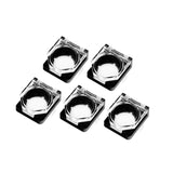 Maxbell 5Pcs Stop Button Cover 2.2cm Knob Cover for Architecture Home Logistics With Spring