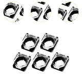 Maxbell 5Pcs Stop Button Cover 2.2cm Knob Cover for Architecture Home Logistics With Spring