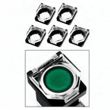 Maxbell 5Pcs Stop Button Cover 2.2cm Knob Cover for Architecture Home Logistics With Spring