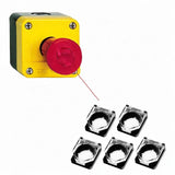 Maxbell 5Pcs Stop Button Cover 2.2cm Knob Cover for Architecture Home Logistics With Spring