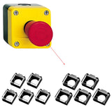 Maxbell 5 Pieces Push Button Guard for 16mm Switch Padlock Lid Lock Protector A