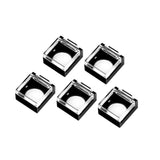 Maxbell 5 Pieces Push Button Guard for 16mm Switch Padlock Lid Lock Protector A