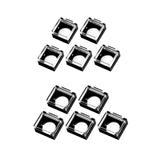 Maxbell 5 Pieces Push Button Guard for 16mm Switch Padlock Lid Lock Protector A