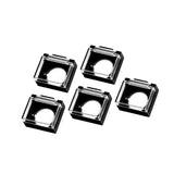 Maxbell 5 Pieces Push Button Guard for 16mm Switch Padlock Lid Lock Protector B