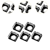 Maxbell 5 Pieces Push Button Guard for 16mm Switch Padlock Lid Lock Protector B