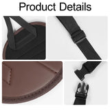 Maxbell Car Seat Footrest for Kids Comfortable for Children Backseat Plane Foot Rest Coffee