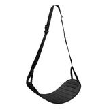 Maxbell Car Seat Footrest for Kids Comfortable for Children Backseat Plane Foot Rest Black