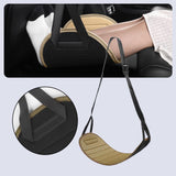 Maxbell Car Seat Footrest for Kids Comfortable for Children Backseat Plane Foot Rest Beige