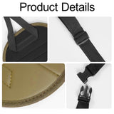 Maxbell Car Seat Footrest for Kids Comfortable for Children Backseat Plane Foot Rest Beige