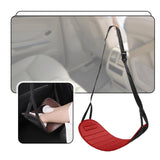 Maxbell Car Seat Footrest for Kids Comfortable for Children Backseat Plane Foot Rest Red
