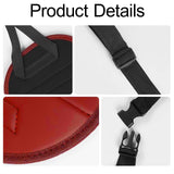 Maxbell Car Seat Footrest for Kids Comfortable for Children Backseat Plane Foot Rest Red