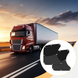 Maxbell 2Pcs Semi Truck Side Window Shade Semi Truck Sun Guard for Truck Driver