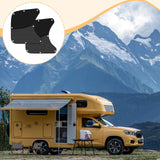 Maxbell 2Pcs Semi Truck Side Window Shade Semi Truck Sun Guard for Truck Driver