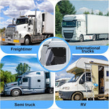 Maxbell 2Pcs Semi Truck Side Window Shade Semi Truck Sun Guard for Truck Driver