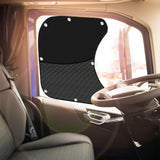 Maxbell 2Pcs Semi Truck Side Window Shade Semi Truck Sun Guard for Truck Driver