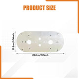 Maxbell Watermelon Light Mounting Plate Metal for Kenworth 660, 680, 880, W900L