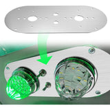 Maxbell Watermelon Light Mounting Plate Metal for Kenworth 660, 680, 880, W900L