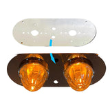 Maxbell Watermelon Light Mounting Plate Metal for Kenworth 660, 680, 880, W900L