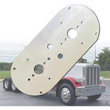 Maxbell Watermelon Light Mounting Plate Metal for Kenworth 660, 680, 880, W900L
