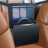 Maxbell Car Handbag Holder Between Seats PU Leather Travel Accessories Car Organizer