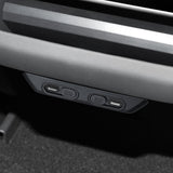 Maxbell Car Rear USB Socket Control Panel Trim Cover Sturdy Dustproof for Tesla