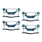 Maxbell Roof Box Bolt Clamp Easy to Install Accessory Car Roof Cargo Rack Connector 4 Pieces