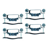 Maxbell Roof Box Bolt Clamp Easy to Install Accessory Car Roof Cargo Rack Connector 4 Pieces